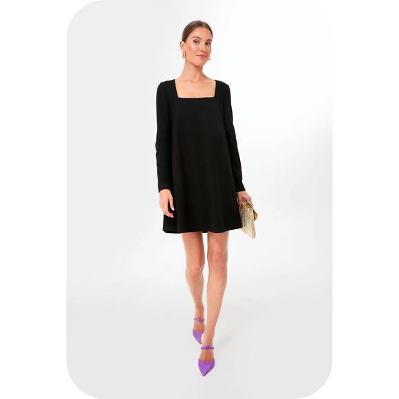 Tuckernuck Dresses & Skirts - NWT Tuckernuck Black Middleton Mini Dress Size M | Long Sleeve | Classic A-Line